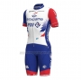 2022 Cycling Jersey Groupama-FDJ White Short Sleeve and Bib Short