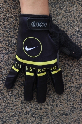 2013 Livestrong Full Finger Gloves Cycling