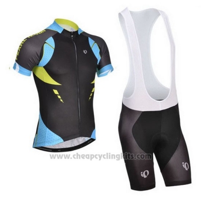 2014 Cycling Jersey Pearl Izumi Black Short Sleeve and Bib Short