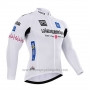 2015 Cycling Jersey Giro D'italy White Long Sleeve and Bib Tight