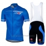 2017 Cycling Jersey Castelli Blue Short Sleeve and Bib Short