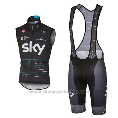 2017 Wind Vest Sky Blue and Black