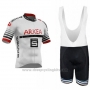 2019 Cycling Jersey Arkea Samsic White Red Short Sleeve and Bib Short