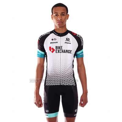 2021 Cycling Jersey Bike Exchange White Short Sleeve and Bib Short(1)