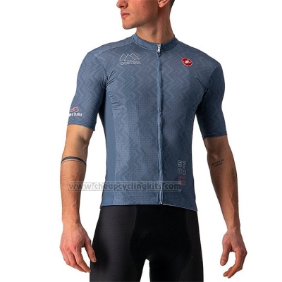 2021 Cycling Jersey Giro D'italy Gray Short Sleeve and Bib Short