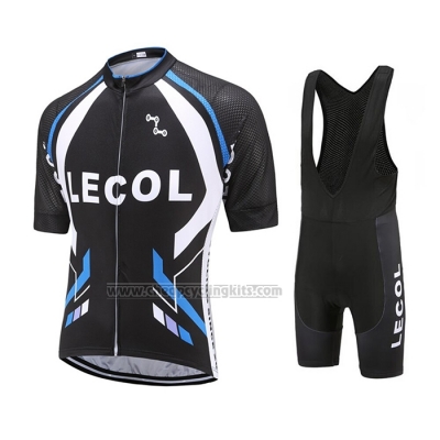 2021 Cycling Jersey Le Col Black Short Sleeve and Bib Short