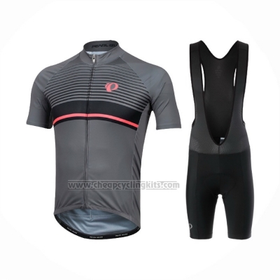 2021 Cycling Jersey Pearl Izumi Deep Gray Short Sleeve and Bib Short