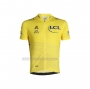 2021 Cycling Jersey Tour de France Yellow Short Sleeve and Bib Short