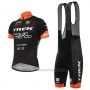 2017 Cycling Jersey Trek Black Short Sleeve and Bib Short