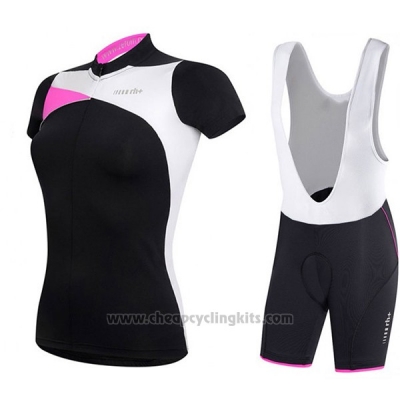 2017 Cycling Jersey Women RH+ Black Short Sleeve and Bib Short