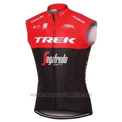 2017 Wind Vest Trek Segafredo Red and Black