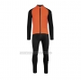 2021 Cycling Jersey Assos Orange Long Sleeve and Bib Short