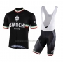 2021 Cycling Jersey Bianchi Sky Blue Short Sleeve and Bib Short