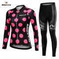 2019 Cycling Clothing Women Mieyco Black Pink Long Sleeve and Overalls