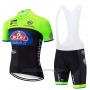 2019 Cycling Jersey Neri Italy Green Black Short Sleeve and Bib Short