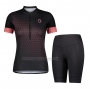 2021 Cycling Jersey Women Scott Black Pink Short Sleeve and Bib Short