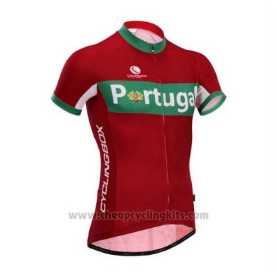 2014 Cycling Jersey Fox Cyclingbox Red and Green Short Sleeve and Bib Short [BQXE-1876]