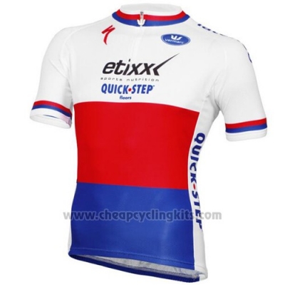 2015 Cycling Jersey UCI World Champion Lider Quick Step Short Sleeve and Bib Short