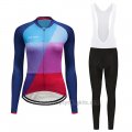 2019 Cycling Clothing Women Dirty Snow Blue Red Purple Long Sleeve and Overalls