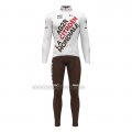 2022 Cycling Jersey Ag2r La Mondiale White Long Sleeve and Bib Short