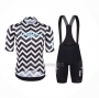 2024 Cycling Jersey Q36.5 White Black Short Sleeve And Bib Short