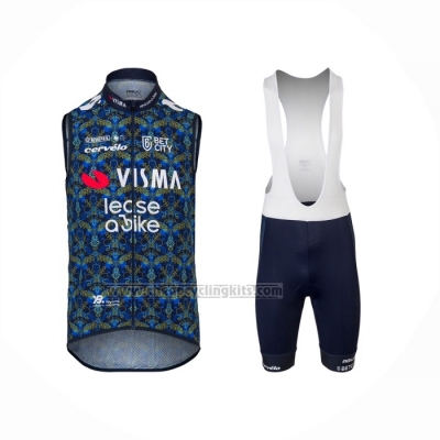 2024 Wind Vest Jumbo Visma Blue And Bib Short